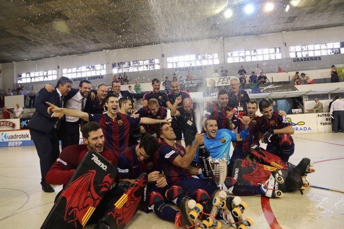 Barcelona Supercopa hockey patines campeón