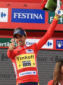 Alberto Contador, líder de la Vuelta a España