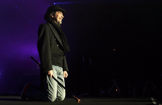 El cantante Joaquín Sabina