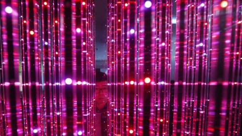 Miles de diodos de luz LED