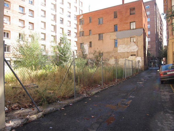 Imagen del solar de Hospital Viejo 11 donde se va a actuar