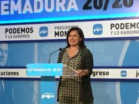 El PP incide en Extremadura era la comunidad "con mayor presión fiscal" del país cuando el PSOE gobernaba