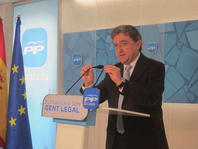El portavoz del PP en el Parlament, Enric Millo