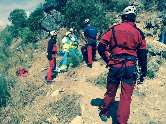 Rescate de una escaladora