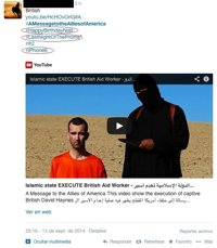 Estado Islámico usó tuits sobre Iphone, FIFA o el cumpleaños de un One Direction para difundir su última decapitación