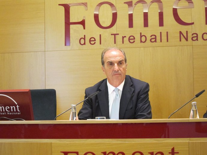 Joaquim Gay De Montellà, Presidente De Fomento Del Trabajo