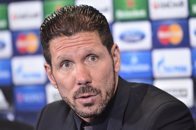 Diego Simeone en rueda de prensa