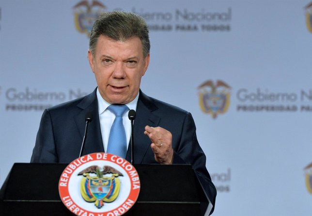 El presidente de Colombia, Juan Manuel Santos.