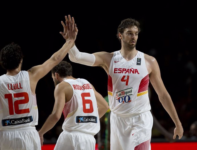 Pau Gasol en el Mundial de España