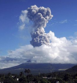 Volcán Mayón en Filipinas