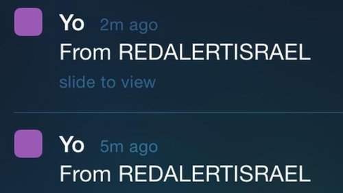 Yo con RedAlert Israel