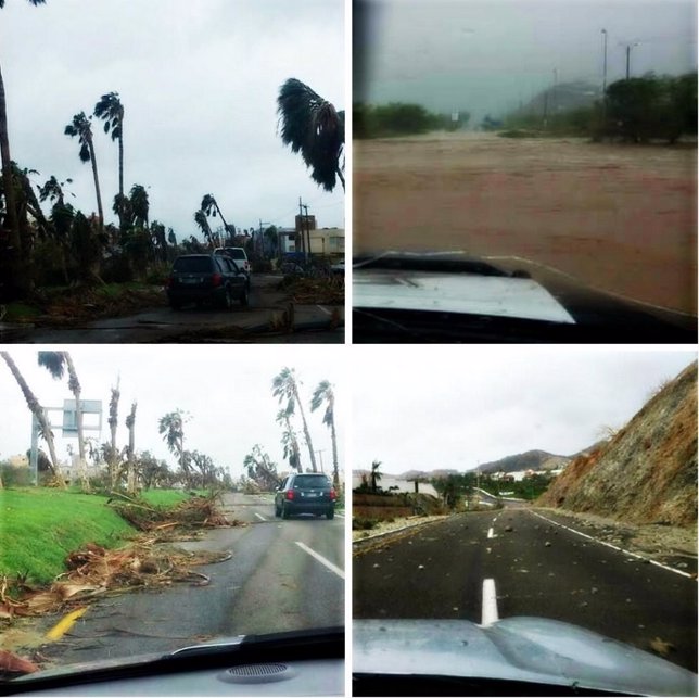 Daños Causados por huracán Odile en Baja California