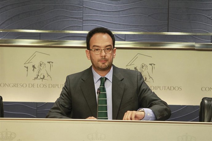 Antonio Hernando, portavoz del Grupo Socialista