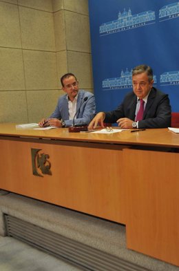 López y Fuentes en la rueda de prensa