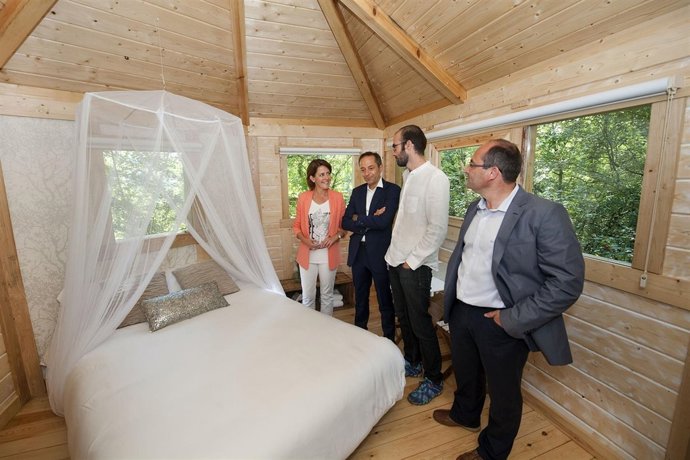 Cabañas en arboles en Navarra