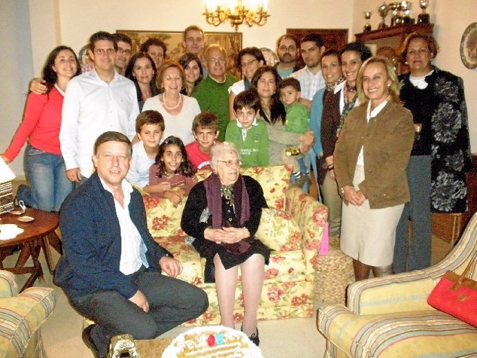 Amparo Martín Alonso, la mujer más longeva de Huelva, fallece con 109 años.
