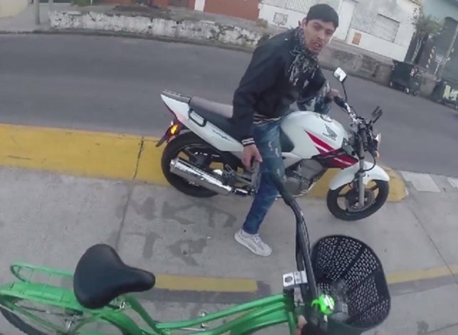 Graba su propio robo con una gopro
