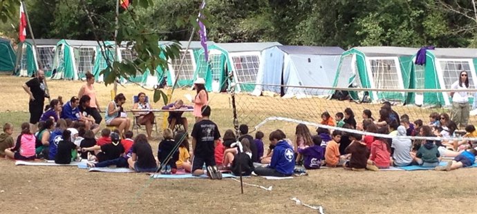 Campamento de los scouts del Alto Maliaño 