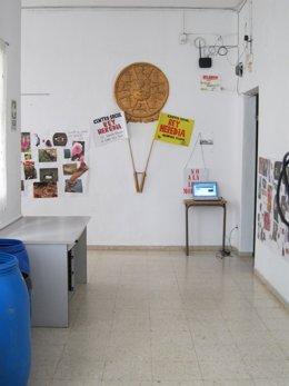 Interior del Rey Heredia, ocupado por Acampada Dignidad