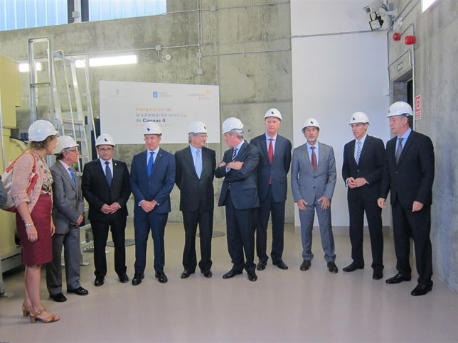 Feijóo acude la inauguración de una subestación en Cangas