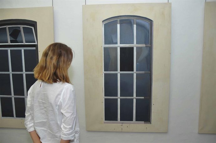 Una de las pinturas de la exposición