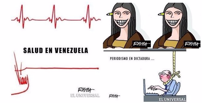 Caricaturista despedida en Venezuela