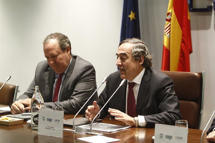 Juan Rosell y Jesús Terciado