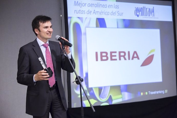 Premio a Iberia como mejor aerolínea en rutas de América del Sur