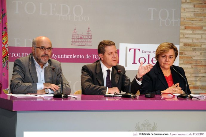 Perezagua, Page y Heredero en rueda de prensa