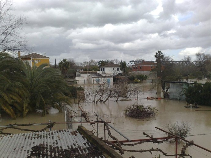 Parcelas de la capital inundadas en 2010