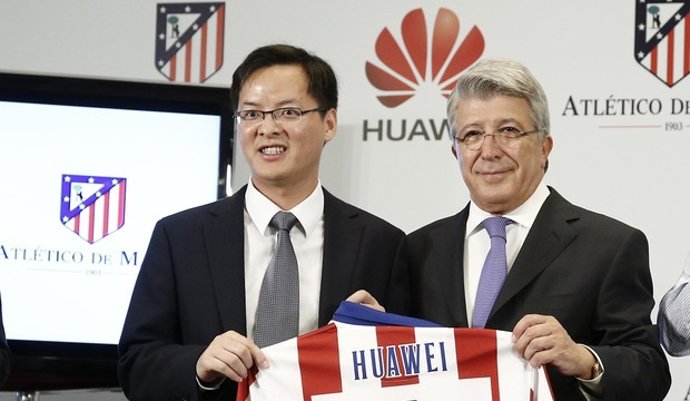 Huawei renueva como patrocinador del Atlético de Madrid