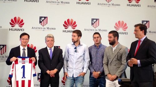 Huawei patrocinador del Atlético de Madrid
