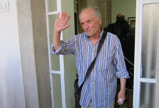 El pintor Antonio López en la universidad de El Escorial