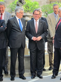 Eduardo Torres Dulce y Artur Mas