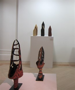 La exposición en homenaje a Aracadi Blasco 