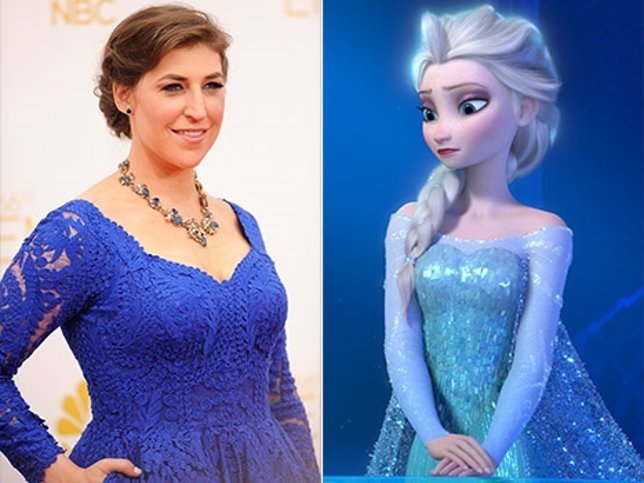   Mayim Bialik Carga Contra Frozen