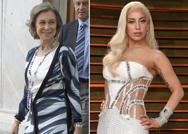 Reina Sofía Lady Gaga coinciden en el mismo hotel en Grecia Atenas Rey Juan Carl