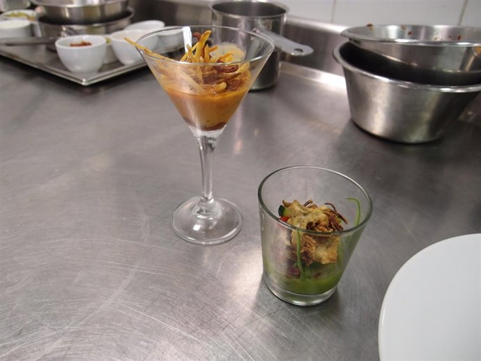 Tapas realizadas por los cocineros de Logroño      