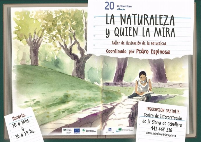 Cartel ilustración parque Cebolera