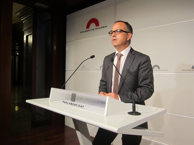 El líder de CiU en el Parlament, Jordi Turull