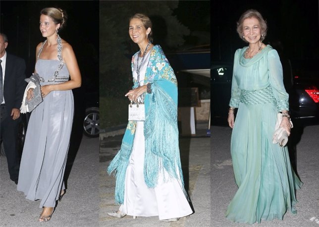 Victoria de Borbón dos Sicilias, Infanta Elena Reina Sofia Grecia 50 aniversario