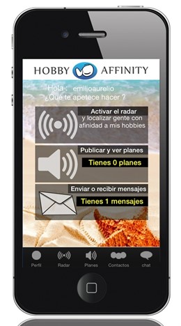 App buscador personas por hobbies