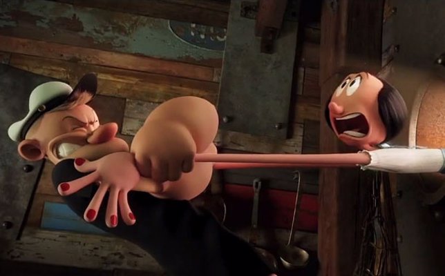 Popeye en animación