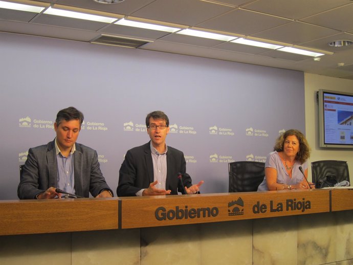 José Luis Pérez Pastor, Gonzalo Capellán y Alicia Ruiz