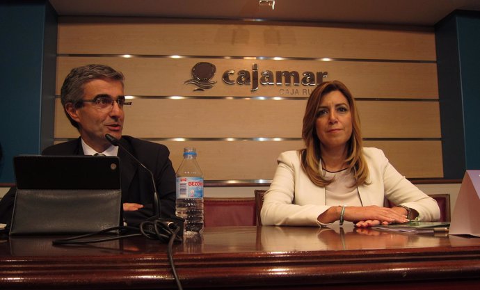 La presidenta de la Junta de Andalucía en las jornadas de El Norte