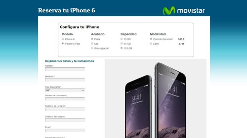 Reserva iPhone Movistar