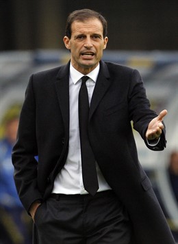 El técnico italiano Massimiliano Allegri