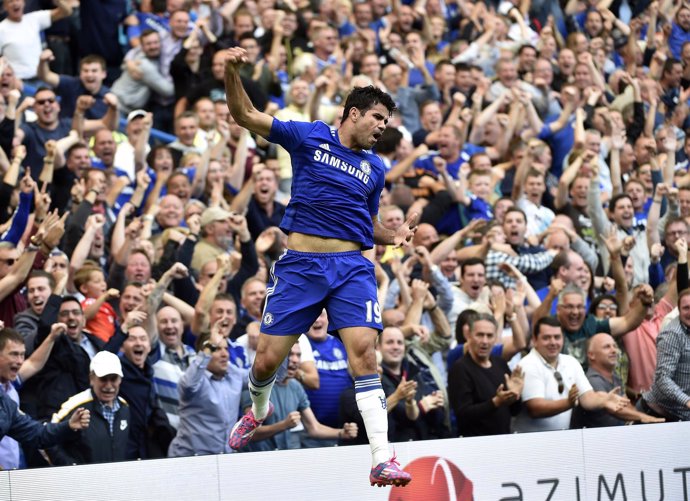 Diego Costa marca para el Chelsea