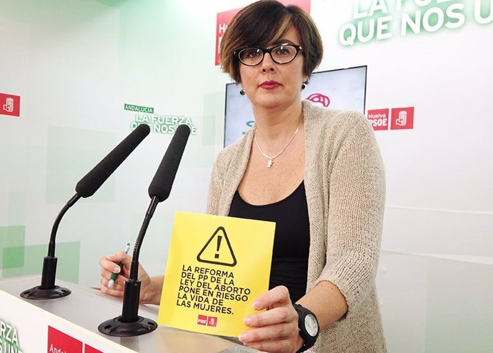 La diputada nacional por Huelva María José Rodríguez.