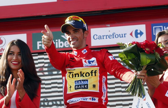 Alberto Contador en la Vuelta a España